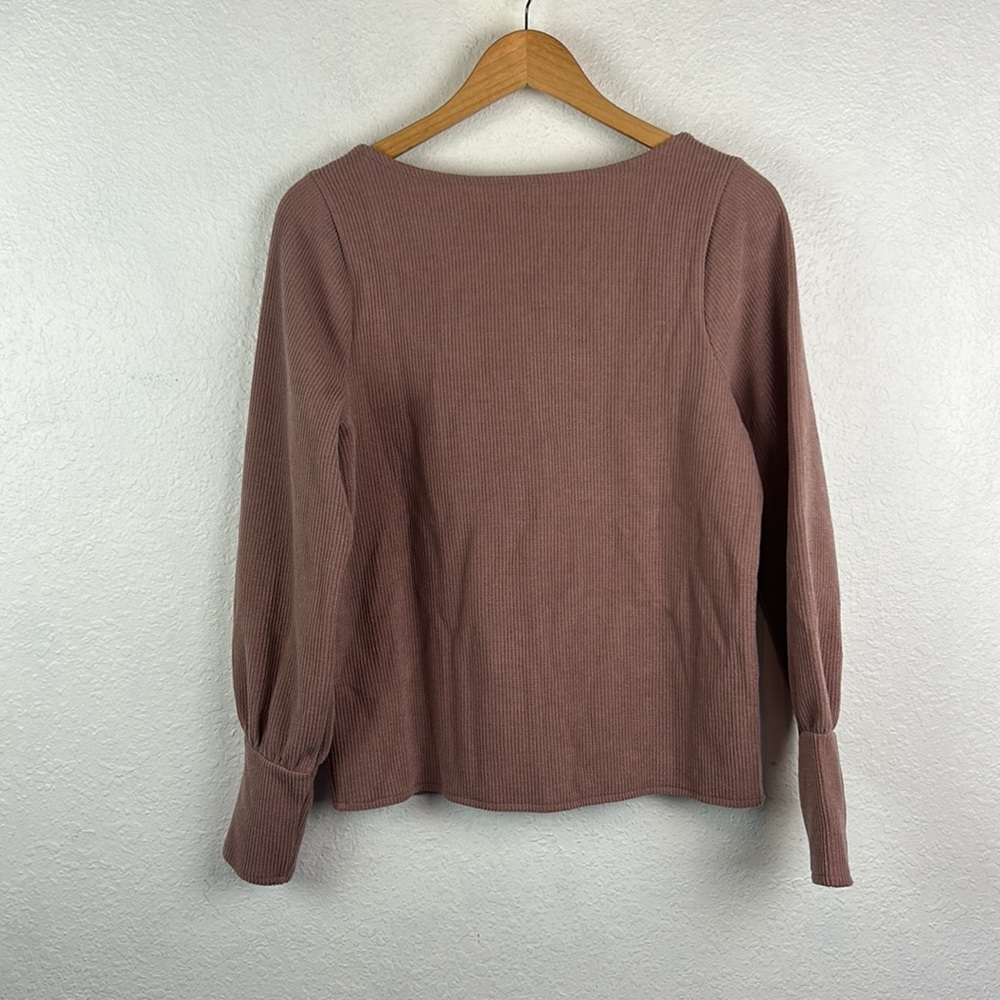 Perfect like new Madewell Blouson-balloon Sleeve Top M - Picture 8 of 13